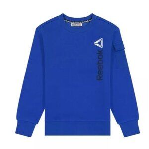 Reebok Energetic Crewneck Sweatshirt XS (4/5) Cobalt Blue